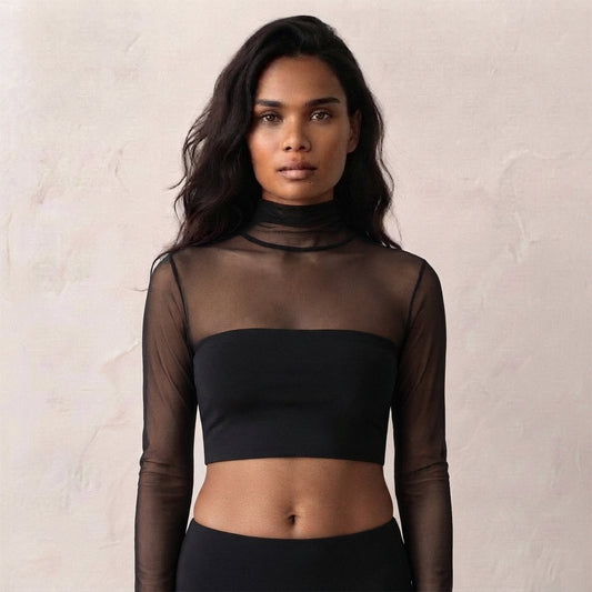 Mesh Crop Top